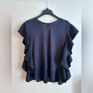 Navy blue top. Size S. Fits S-M